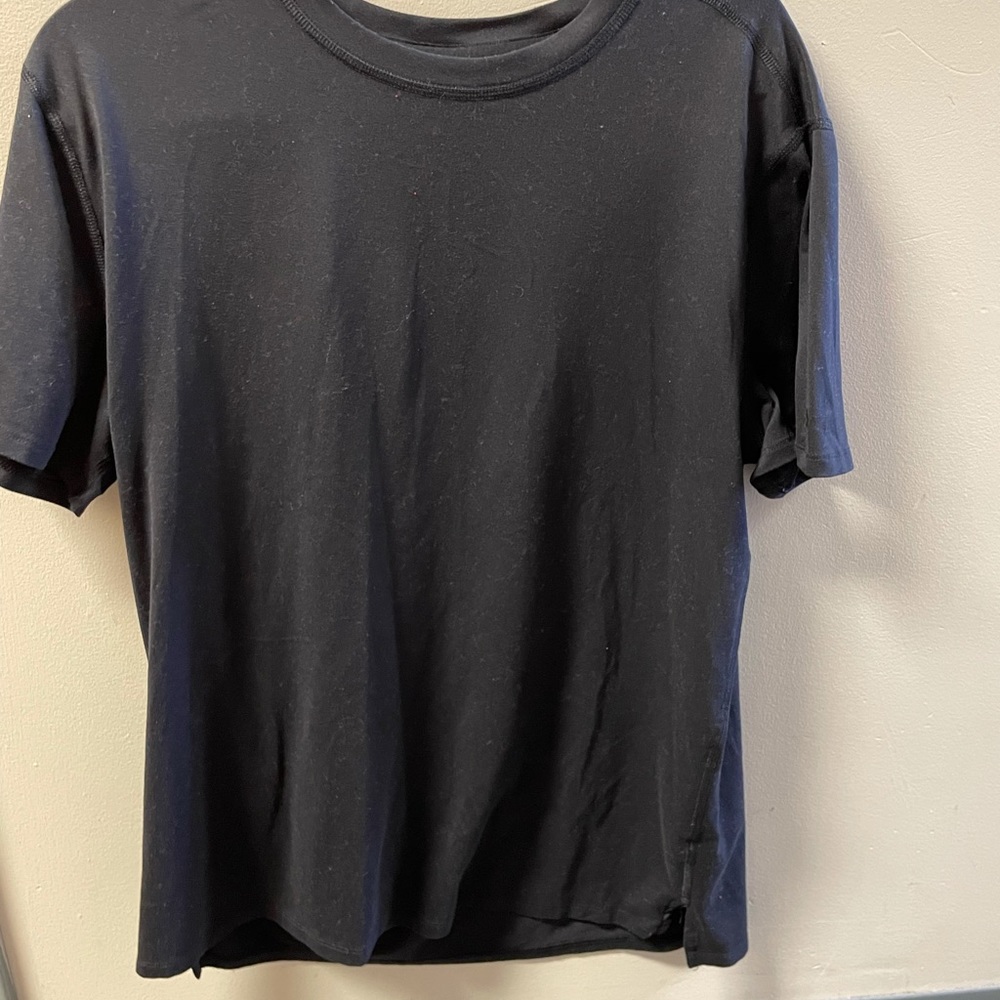 Plain Black Athletic T-Shirt